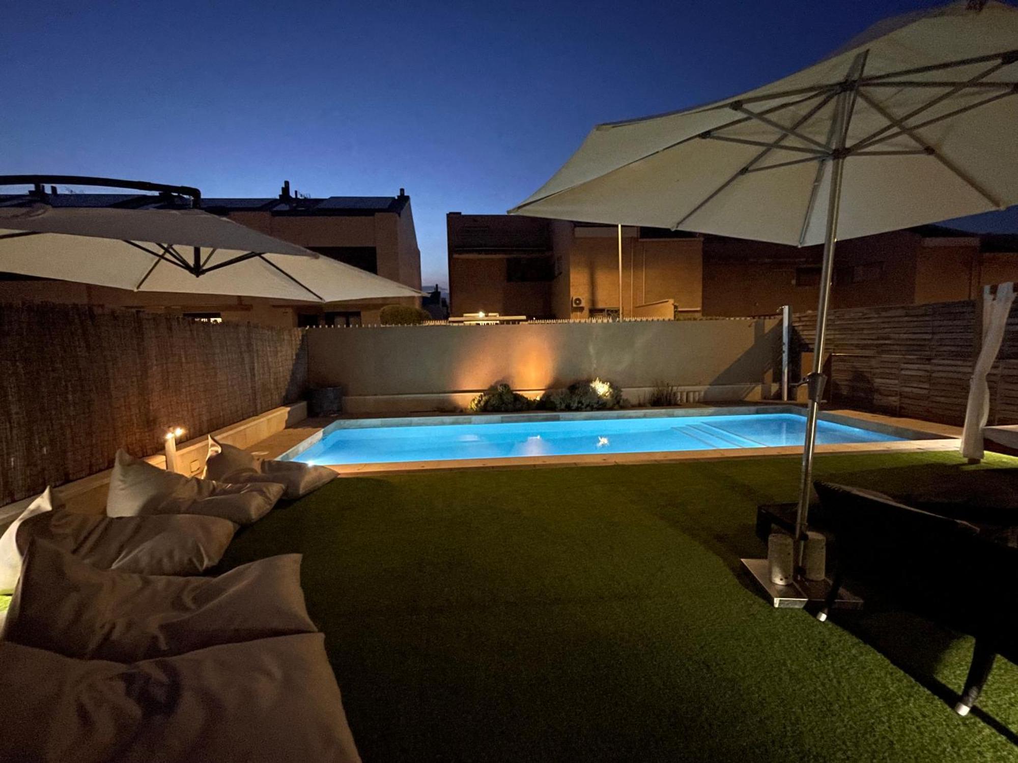 Valdevebas Chalet Con Piscina Madrid Bagian luar foto